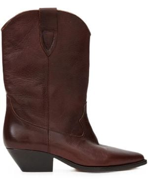 Isabel Marant Duerto Leather Boots - Brown