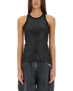 The Attico Tank Top - Black