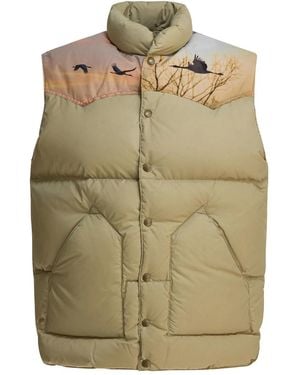 Needles X Rocky Mountain Featherbed" Sleeveless Jacket - Natural