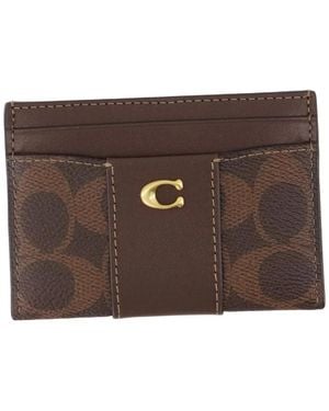 COACH Essential Card Case - Brown