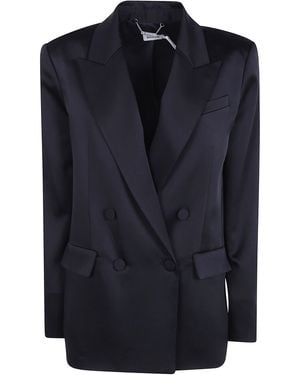 Jonathan Simkhai "Norah" Double Breasted Blazer - Blue