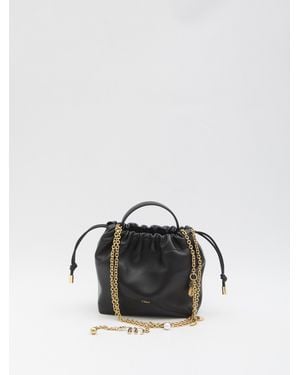 Chloé Leather Mini Chloã Icons Handbag - Black
