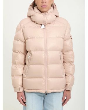 Moncler Maire Hooded Short Down Jacket - Natural