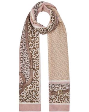 Liu Jo Dusty Cotton Scarf - Natural