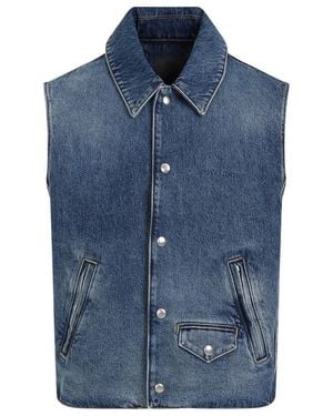 Givenchy Denim Vest - Blue