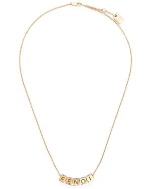 Fendi Collana Faces - White