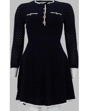 Self-Portrait Mini Abito - Black