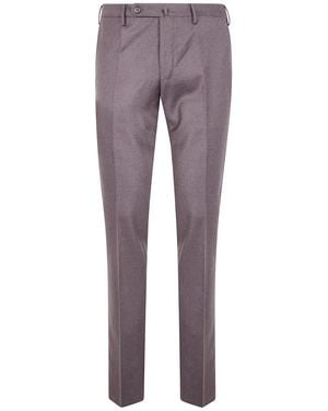 Incotex "Chino Slim Fit" Pants - Purple