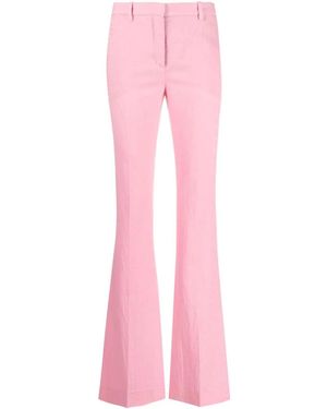 Versace All Over Logo Flared Trousers - Pink