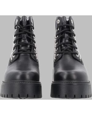Timberland Mini Full-Grain Leather Boots For - Grey