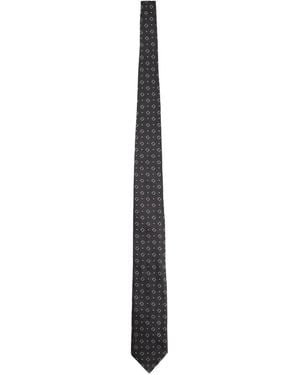 BOSS Silk Tie - White