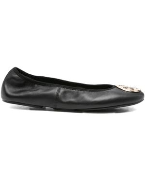Tory Burch Reva Travel Ballerinas - Black