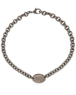 DSquared² Ceresio 9 Logo Tag Chain Necklace - Metallic