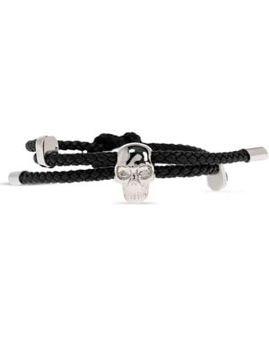 McQueen Braided Bracelet - White