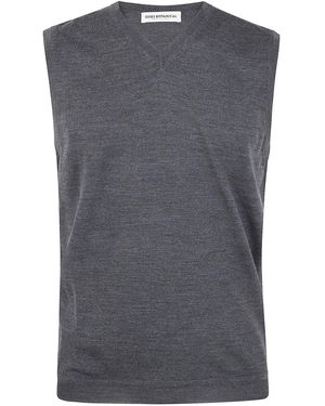 GOES BOTANICAL V Neck Waistcoat - Gray