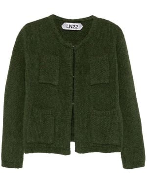 LN22 Alpaca Wool Polyamide Merino Jacket - Green