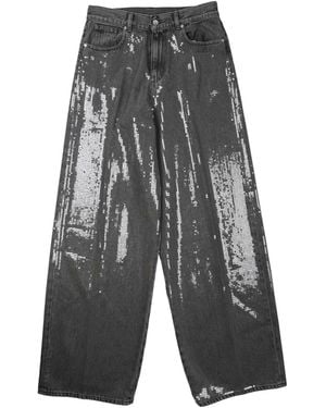 Nine:inthe:morning Jeans Con Paillettes - Grey