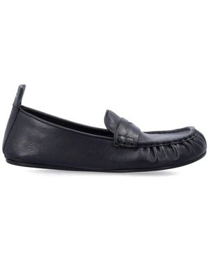 Acne Studios Leather Loafers - Blue