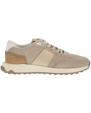Tod's Suede Leather Sneakers - Brown