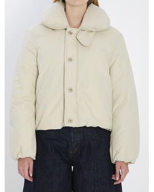 Lemaire Short Puffer Blouson - Natural