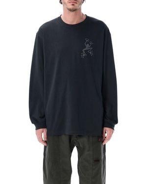 Gramicci Sticky Hands Long Sleeve T-Shirt - Blue