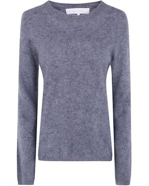 ABSOLUT CASHMERE "Cali" Round Neck Jumper - Blue