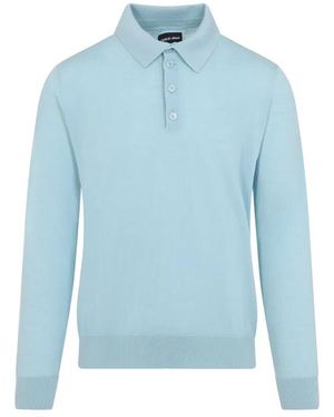 Giorgio Armani Aquamarina Wool Sweater - Blue