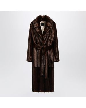 BB COUTURE Beth Coat With Belt - Black