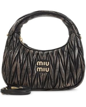 Miu Miu Sacca Shoulder Bag - Black