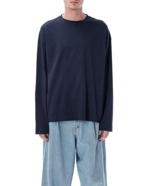 Dries Van Noten Long-Sleeved T-Shirt - Blue