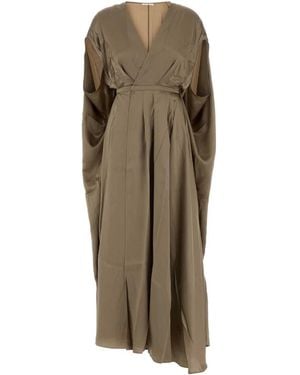 Co. Caped Back Dress - Natural