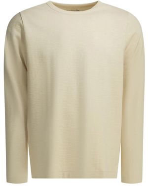 Merz B. Schwanen Merz B Schwanen "The Originals" Crewneck T-Shirt - Natural