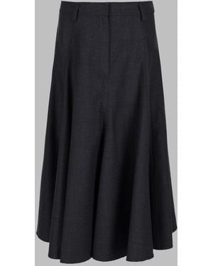 Brunello Cucinelli Gonna Midi - Black