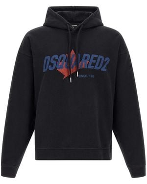 DSquared² Logo' Hoodie - Blue