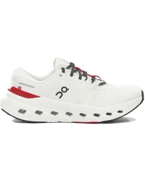 On Shoes Cloud Runner 3 Polyester Rubber Low-Top Sneakers - White