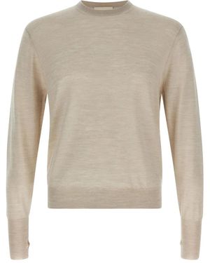 Ma'ry'ya Wool And Silk Jumper - Natural