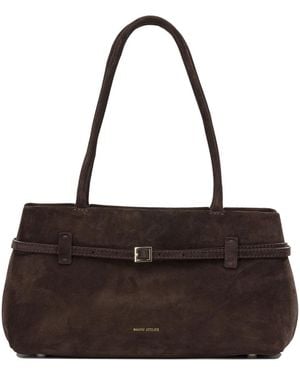 MANU Atelier "Le Cambon East West" Medium Shoulder Bag - Brown