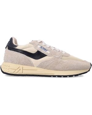 Autry Reelwind Ecru And Trainers - White