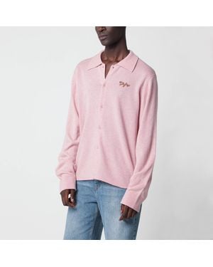 Séfr Séfr Shirt-Style Cardigan - Pink