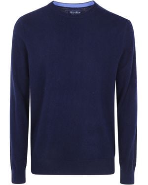 MC2 Saint Barth "Regent" Cashmere Round Neck Jumper - Blue
