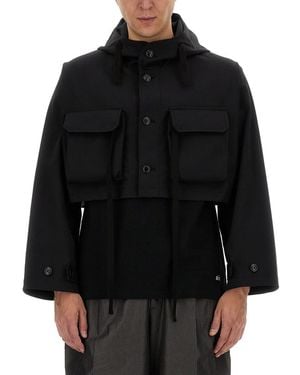 A.I.E. Cropped Jacket - Black