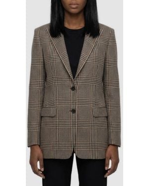 Tagliatore Bertha Single-Breasted Jacket - Brown