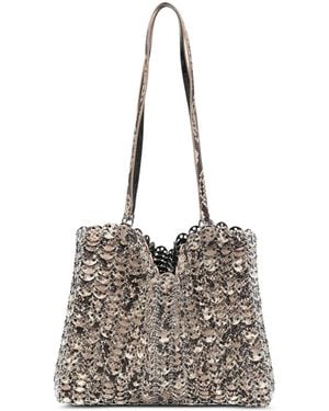 Rabanne Snake Calf Steel - Multicolour