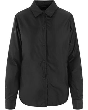 Aspesi "Glue" Shirt With Log - Black