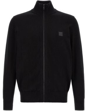 BOSS 'Kanozip_S' Cardigan - Black
