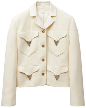 Versace Wool Jacket - White