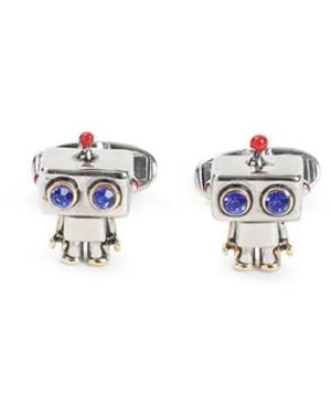 Paul Smith Robot Copper Cufflinks - White