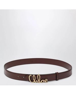 Chloé The Iconic Belt - Brown