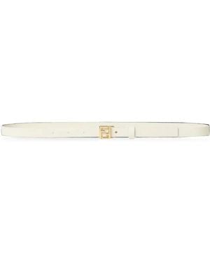 Fendi Cintura Ff 15 Mm - White