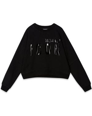 DSquared² Relax Icon Felpa - Black